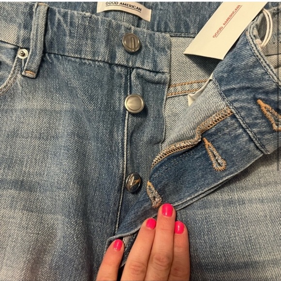 Good American raw edge jeans NWT - Picture 3 of 4